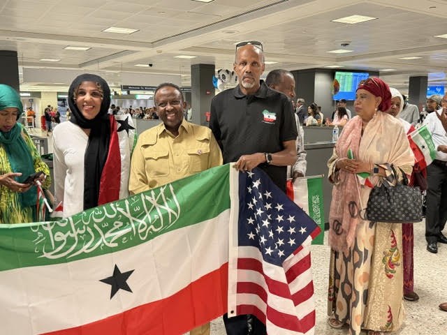 Somaliland President arrival in Washington, D.C.